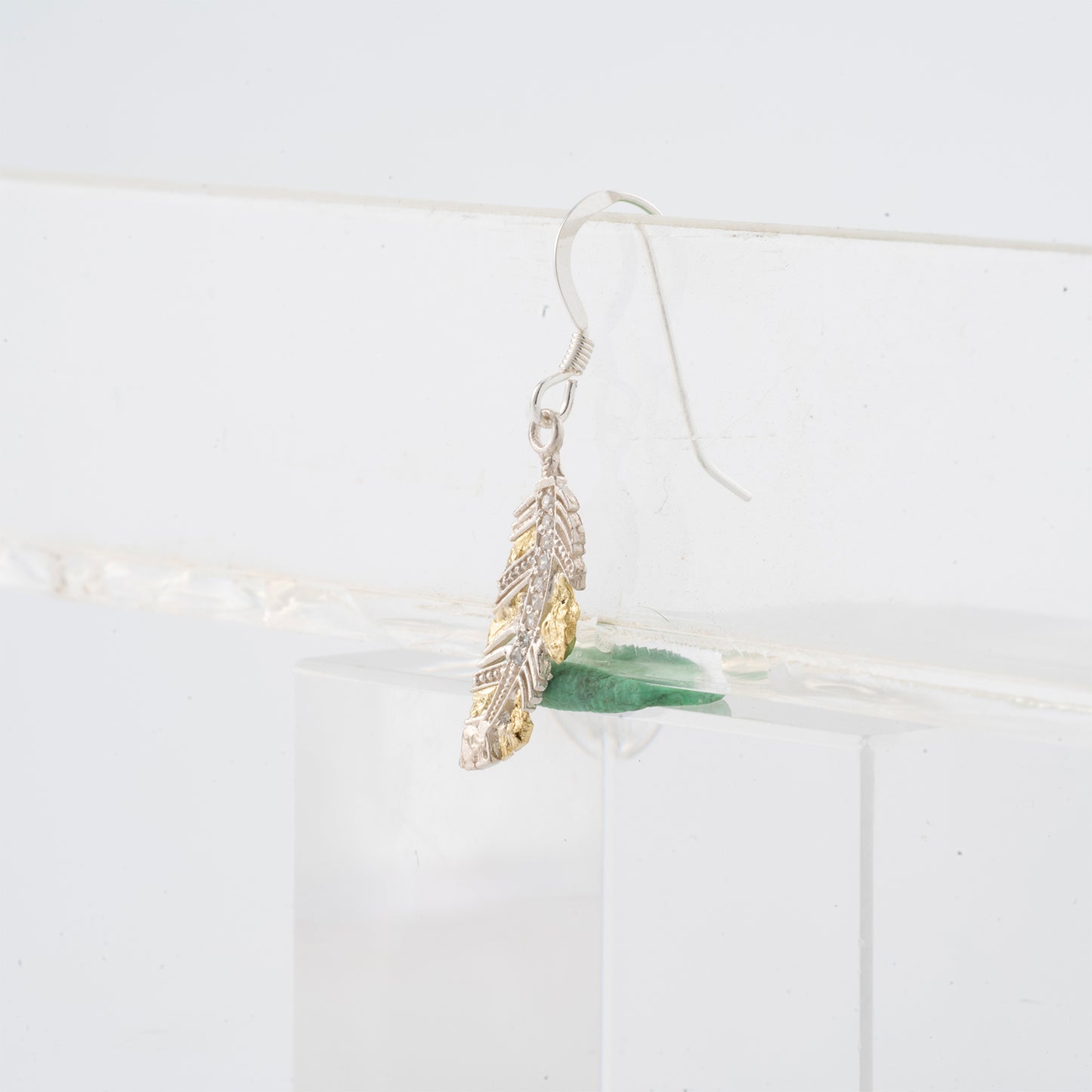 Feather Dangle Earrings (Large)