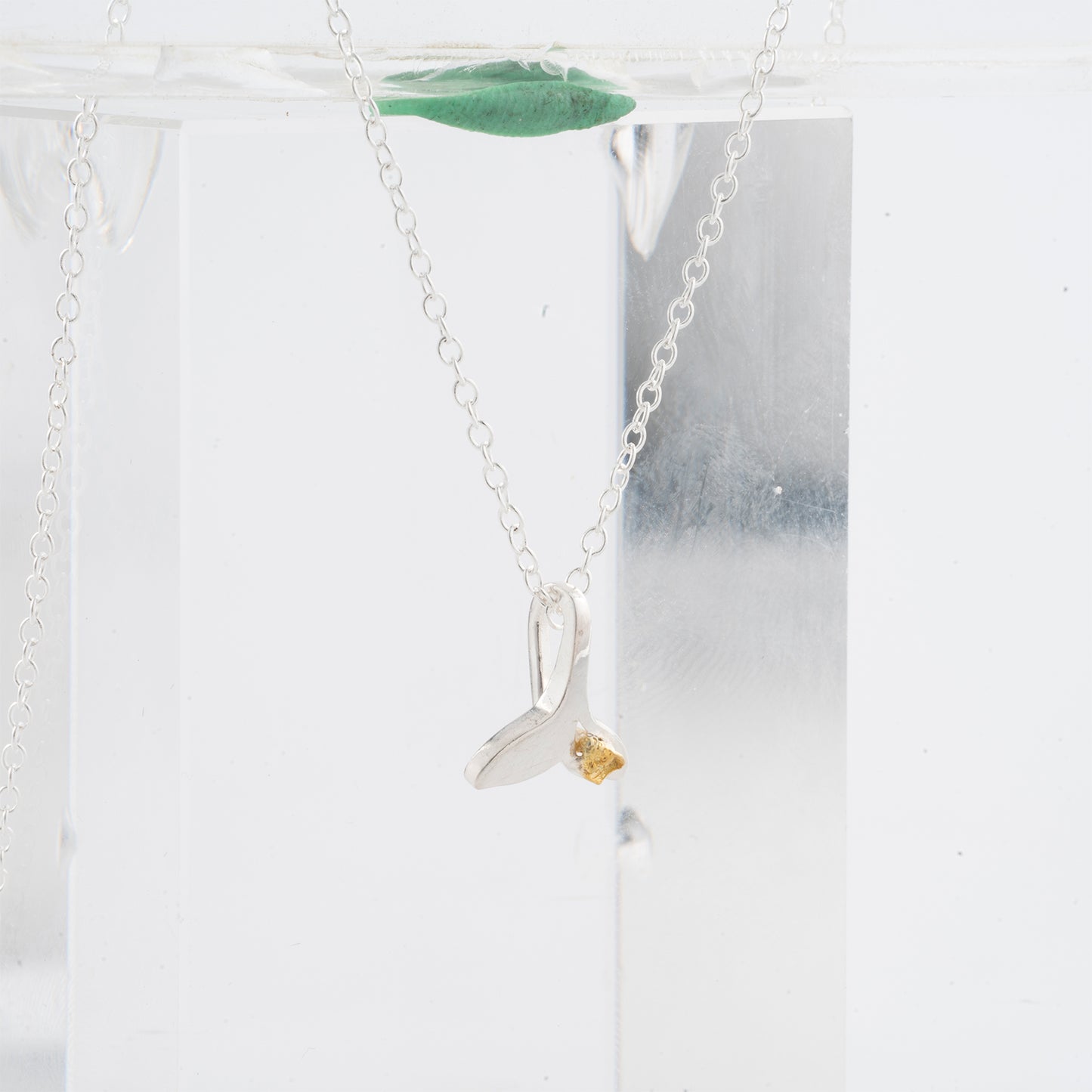 Whale tail pendant 2