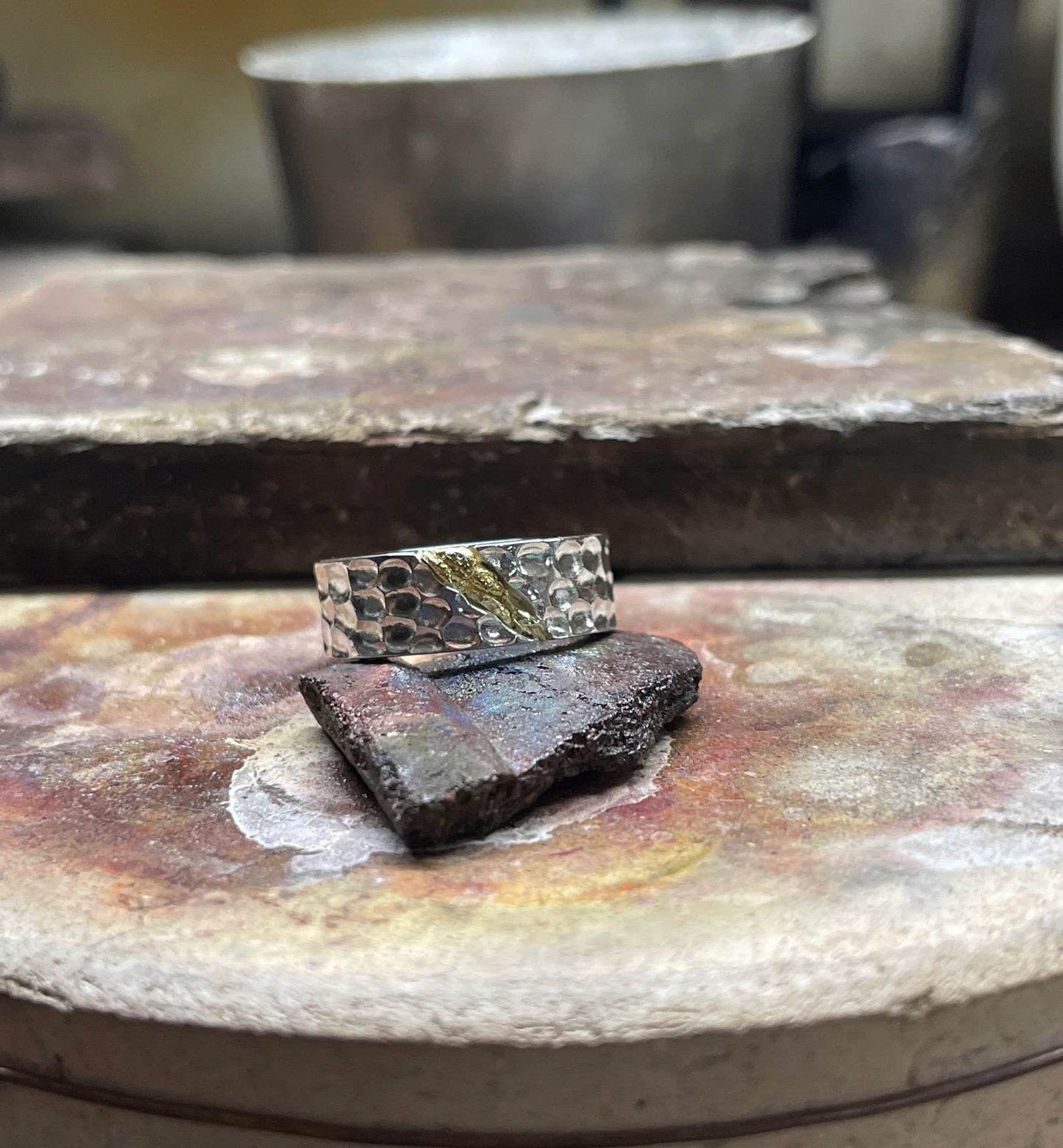 Hammered Texture Ring