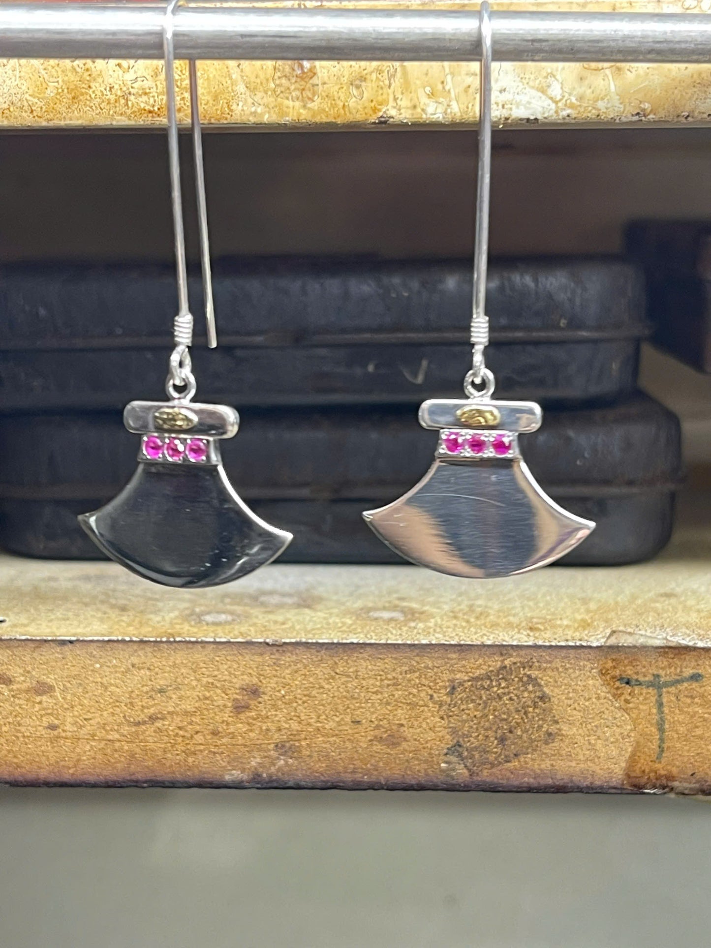 Ulu Knife Dangle Earrings 2